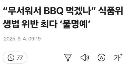 건강하려면 2000원 더 쓰라던 BBQ 근황