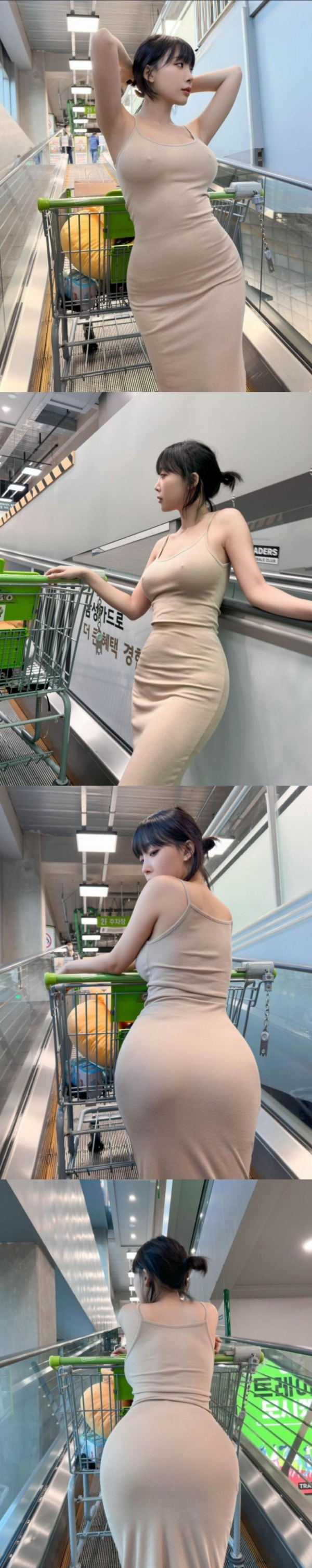 강인경 마트 미시룩