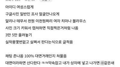 당근으로 월300 버는 사람