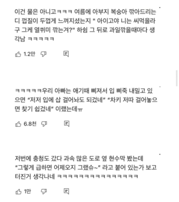 충청도식 드립 모음