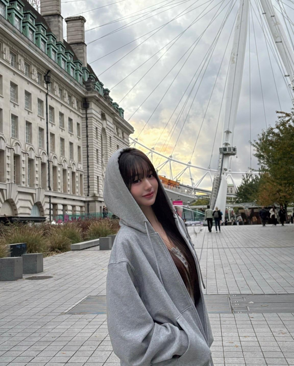 영국에 놀러간 미시룩 장원영