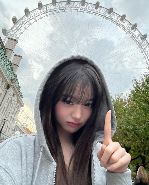 영국에 놀러간 미시룩 장원영