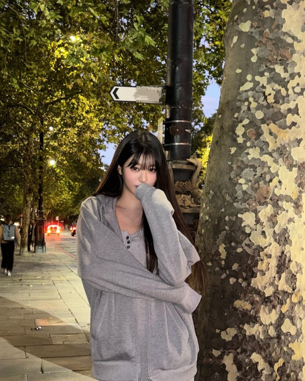 영국에 놀러간 미시룩 장원영