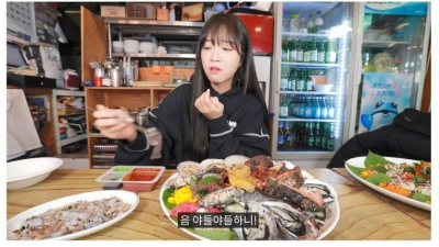 대방어 10KG 박살내는 쯔양