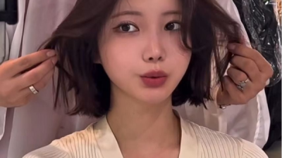 단발이 찰떡인 여자