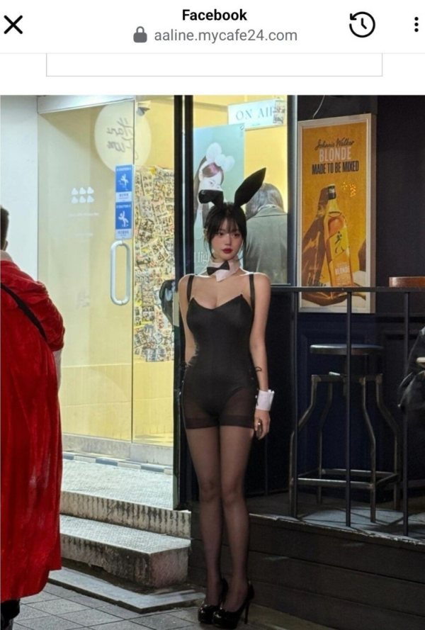 레전드 할로윈 바니걸녀