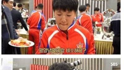 춘천닭갈비 처음 먹는 북한인들