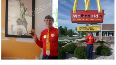 50년 동안 햄버거만 먹은 남자