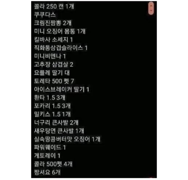 너무 잘 먹는 편의점 아르바이트생